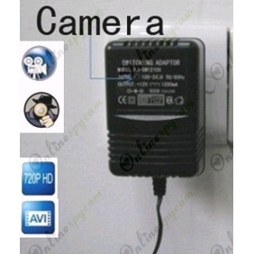 Spy Charger Hidden Remote Control HD Pinhole Spy Camera DVR 16GB 1280X720 (Motion Activated )